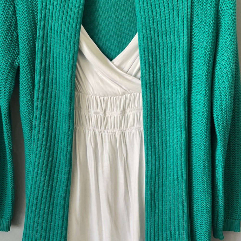 APT9 green white blazer size S - Picture 3 of 8